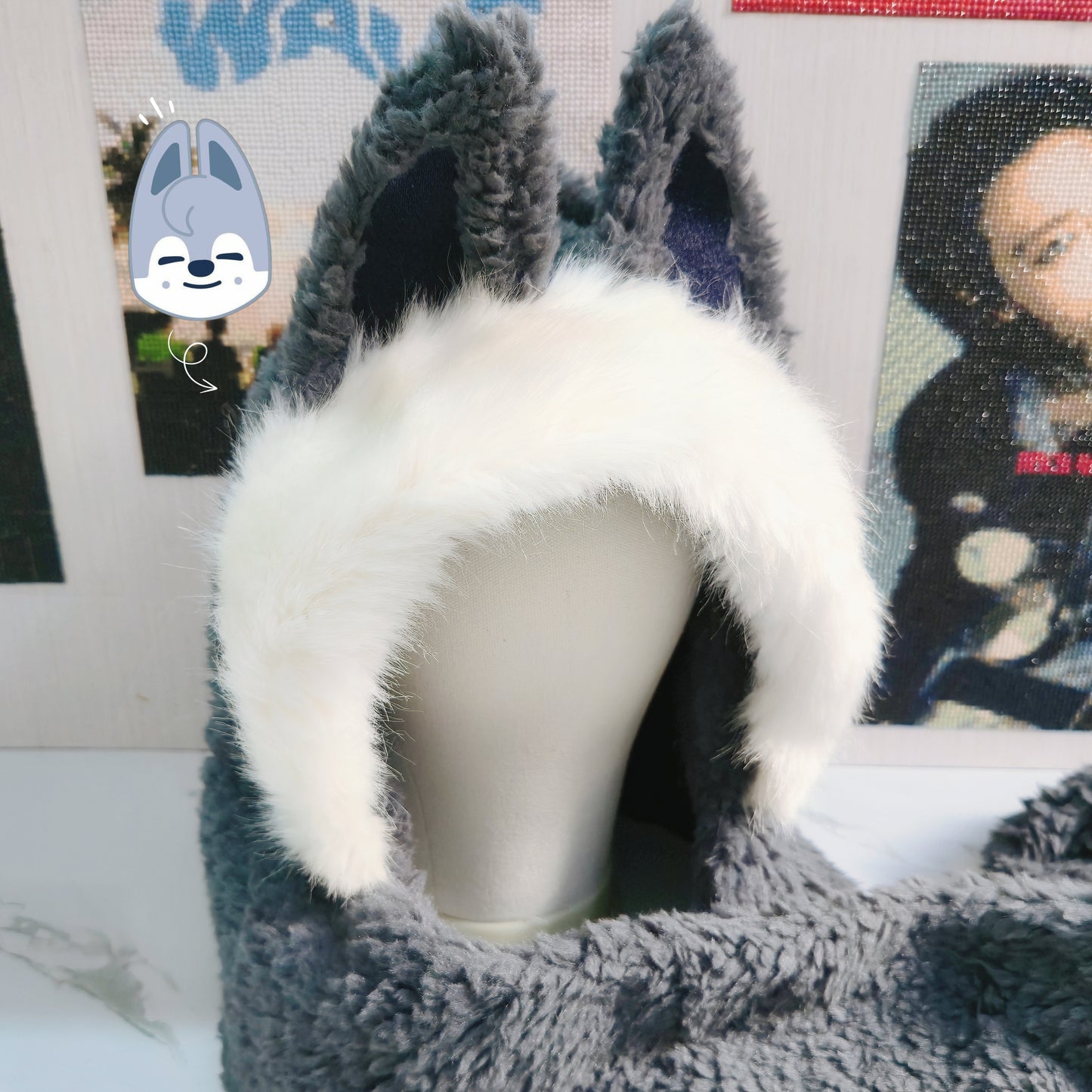 [Pre-order] Wolfchan Hooded Scarf